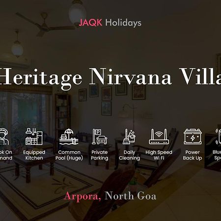 Heritage Nirvana Villa - 4BHK, Calangute Esterno foto